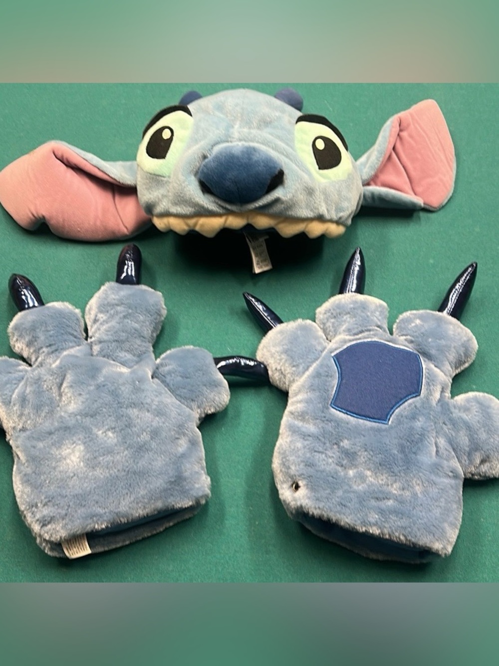 Disney Lilo and Stitch Experiment 626 Costume Halloween Hat and Gloves Set